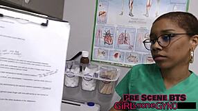 aria nicole arrives for her rectal exam but it turns into deep anal fingering and domination