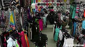 Pervy Officers Lick Fuck Busty Latina Teen Shoplifter Big Ass Tits Office