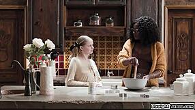 overwhelmed by teen stepdaughter seducing my huge black cock as stepdad