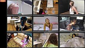 Freshman patient Angel Santana moans to mandatory Hitachi vibrator orgasm from doctor