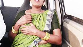 i had dirty car sex with this beautiful indian maid full of telugu talk