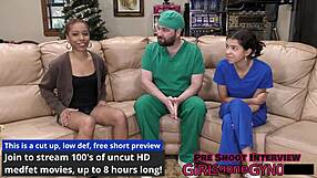 aria nicole arrives for her rectal exam but it turns into deep anal fingering and domination