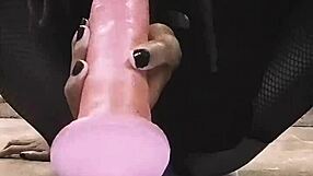 tavaius deshawn's ebony emo shemale fan jerks her small tits