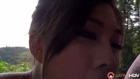 japanese horny maki horiguchi rides lover hard in kimono outdoors uncensored