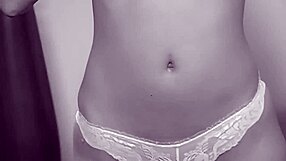 kimmie cream chokes on chris cannon's cock bent over doggystyle deepthroat anal gaping in fishnets heels on bed