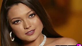 chelsie aryn's huge natural milf tits lingerie strip damn