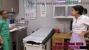 aria nicole arrives for her rectal exam but it turns into deep anal fingering and domination