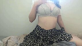 Horny Homecoming Cutie Craves Sweet Blanket Masturbation Bliss!