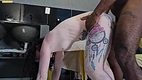 Pounding Wife's Friend Bareback Raw