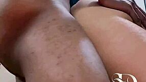 Small cock stretches tight pussy girlfriend moans interracial riding