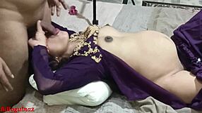 hey indian pregnant bride gives stepbro hot blowjob on ranch wedding day