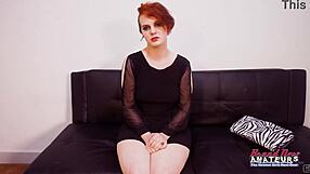 Marla's Short Red Hair Tossed In Deep Pounds Wet Pussy Cumshot