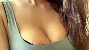 Wife Flashes Massive Nippled Tits to Strangers Outdoors