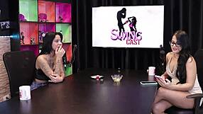 Fernanda Ribeiro's Swinger Cast Chat With Tifany Turns Into Hot Compilation Part 1