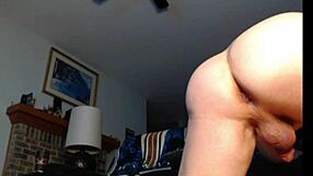 Chaturbate slut Loganhuge bends over shows ass balls monster cock