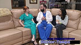 Does Dr Tampa's Nurse Ditria Rose Really Care About Patient Pussy?