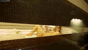 spy on busty neighbor's huge tits flashing orgasm frenzy