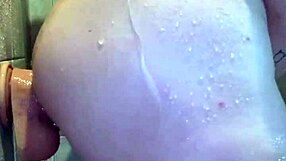 Peterwolfe showers huge pierced dildo deep in tight hole tease