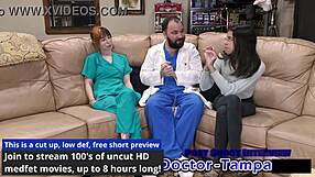 Does Dr Tampa's Nurse Ditria Rose Really Care About Patient Pussy?