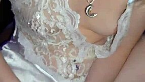 Skinny Milf With Huge Pussy Lips Jerks Cock And Licks Cum Clean