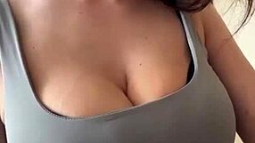 Wife Flashes Massive Nippled Tits to Strangers Outdoors