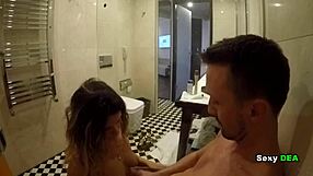 Seductive Goddess Bent Over Big Ass Pounded. Monster Cock Fills Wet Pussy Doggystyle Shower