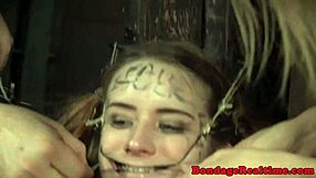 Submissive Babe Bound And Humiliated In Garage Ring Gag Torment