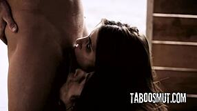 Two babes encounter a quirky neighbor after hanging outside late