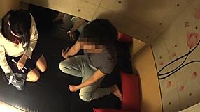 japanese busty schoolgirl gets secret full body massage focusing on her huge natural tits and curves