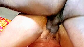 Bhabhi's Red Suit Ripped for Hard Desi Creampie Fuck Fest!