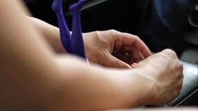 Batgirl Fuck Doll Bound for Footjob Blowbang Cum Shower