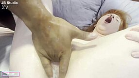 can't believe this brazilian redhead shocked after multiple wet orgasms