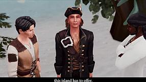 gangbang slut takes rough double penetration and breeding in wild 4some