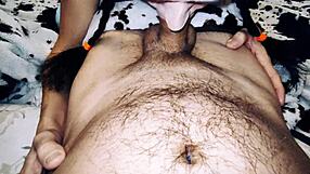 Amateur Wife Deepthroats Anal Blowjob in Homemade Pov Couple Porno!