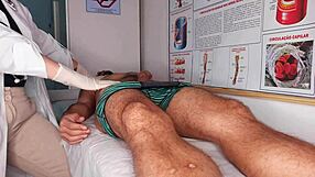 nurse catches my raging erection and deepthroats it with juicy tits and wet pussy licking