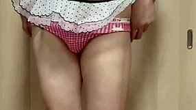 Cute maid outfit hides her naughty anal play