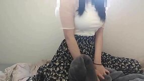 Horny Homecoming Cutie Craves Sweet Blanket Masturbation Bliss!
