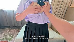 exchange student fucked raw in tight uniform after hookup