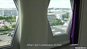 Busty Romanian Coworker Fucked Doggystyle by BBC Almost Caught by Husband