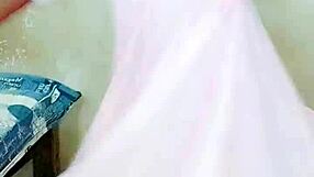 Hey watch me piss walk dripping wet in chastity cage outdoors