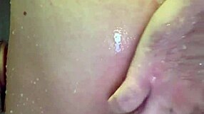 Peterwolfe showers huge pierced dildo deep in tight hole tease