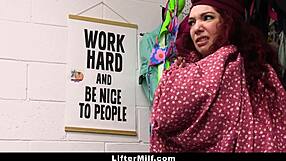 Milf Shoplifter Caught Stealing Food Gets Ass Punished In Garage