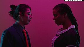 hot maid bent over by big dick homeowner for deep doggystyle cum in mouth