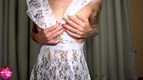 Sexy Tattooed Student Cums Hard Playing Tight Wet Pussy With Toys