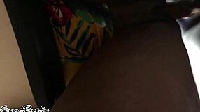 Hot Muscular Black Stud Pounds Girlfriend Doggystyle Full Screaming Video!