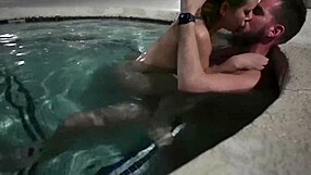 public hot tub fuck leads to car orgasm blowjob
