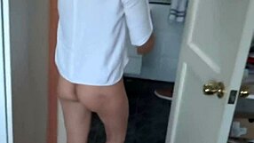 oh man, i pull aside my panties begging stepson to shove his huge cock in my wet pussy till he cums!!