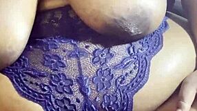 ava knightly's big ass ebony curves shine in full homemade video