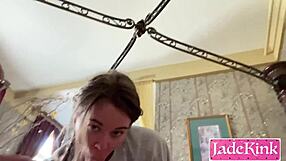 i gag on daddy's thick cock until sloppy cum floods throat