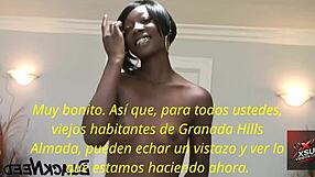 black stepmom takes massive bbc anal with spanish subtitles
